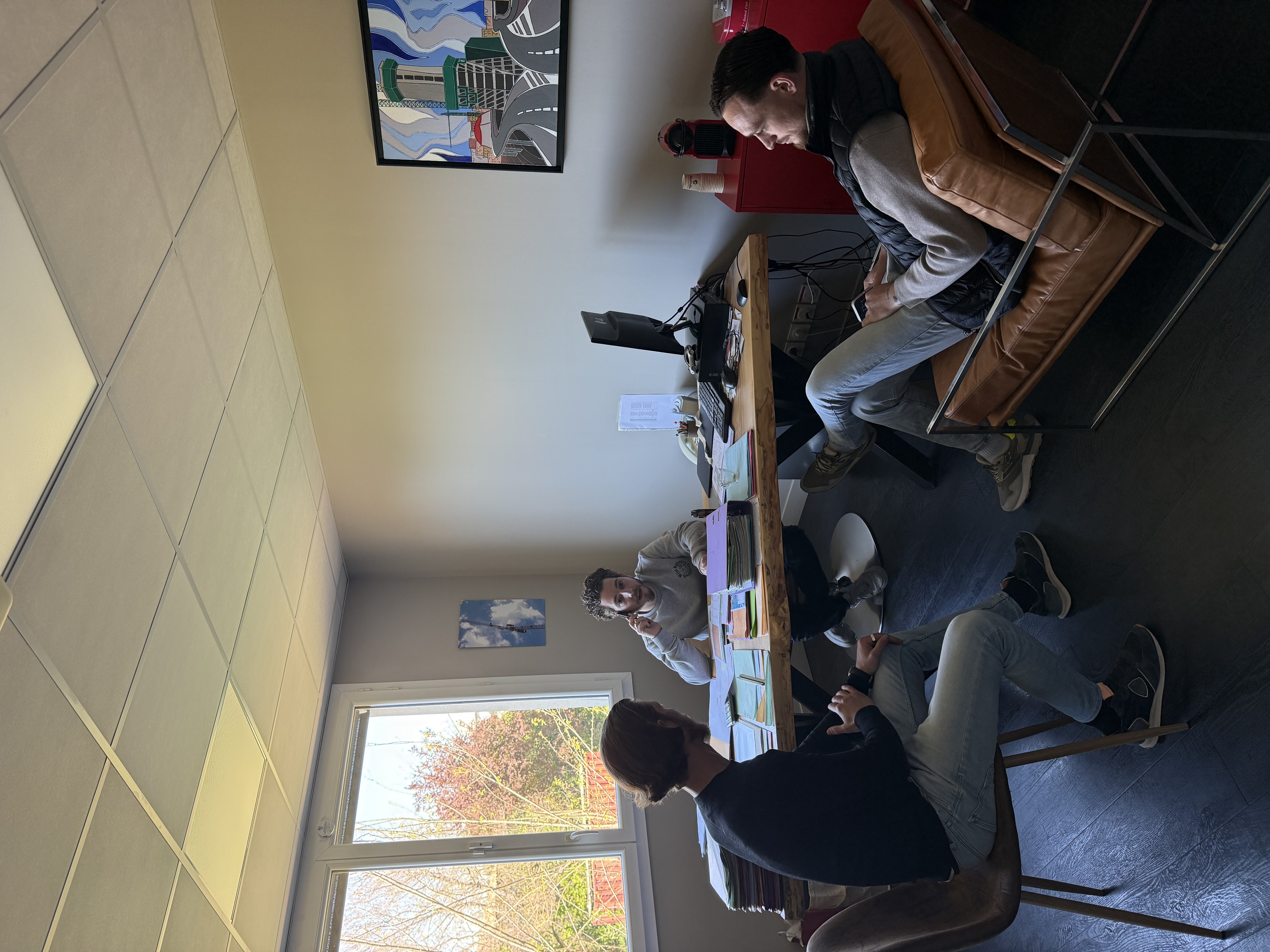 Réunion de chantier MJ Entreprise